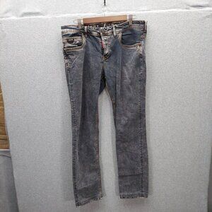 Viona Jeans 89 Dirad Button Fly Women's Dark acid Wash 34x31